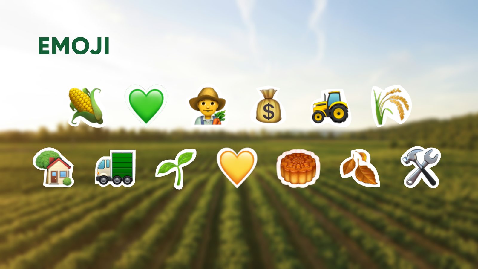 Garden Shop branded emoji set